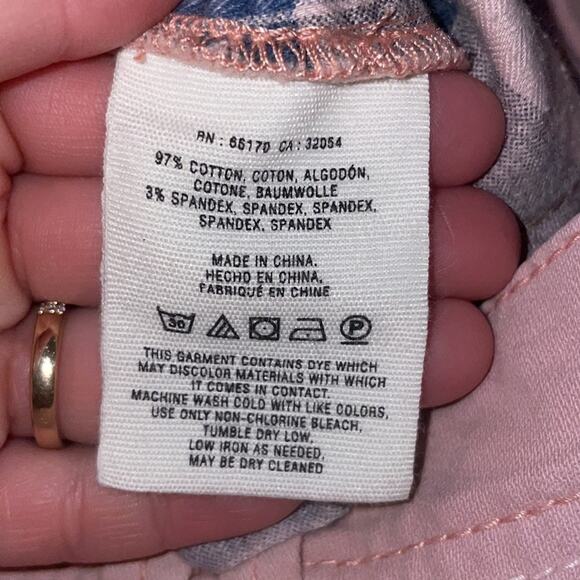 Anthropologie / Pilcro and the Letterpress Women’s Sz 26 Pink Chino Pants - Picture 5 of 7